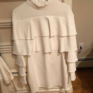 Missguided ruffle long sleeve dress. BNWT